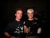 Ed looking surprised and Erin well on her way... - Erin partied hard that night...