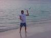 Ken  and the beach. - Ken throwin' down in the waves.