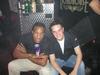 Boogie and Garner - Neil garner showing of his pearly whites and Boogie sporting the new red bull jewellery!!